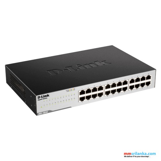 D-LINK 24-Port Gigabit Unmanaged Switch DGS-1024C (2Y)